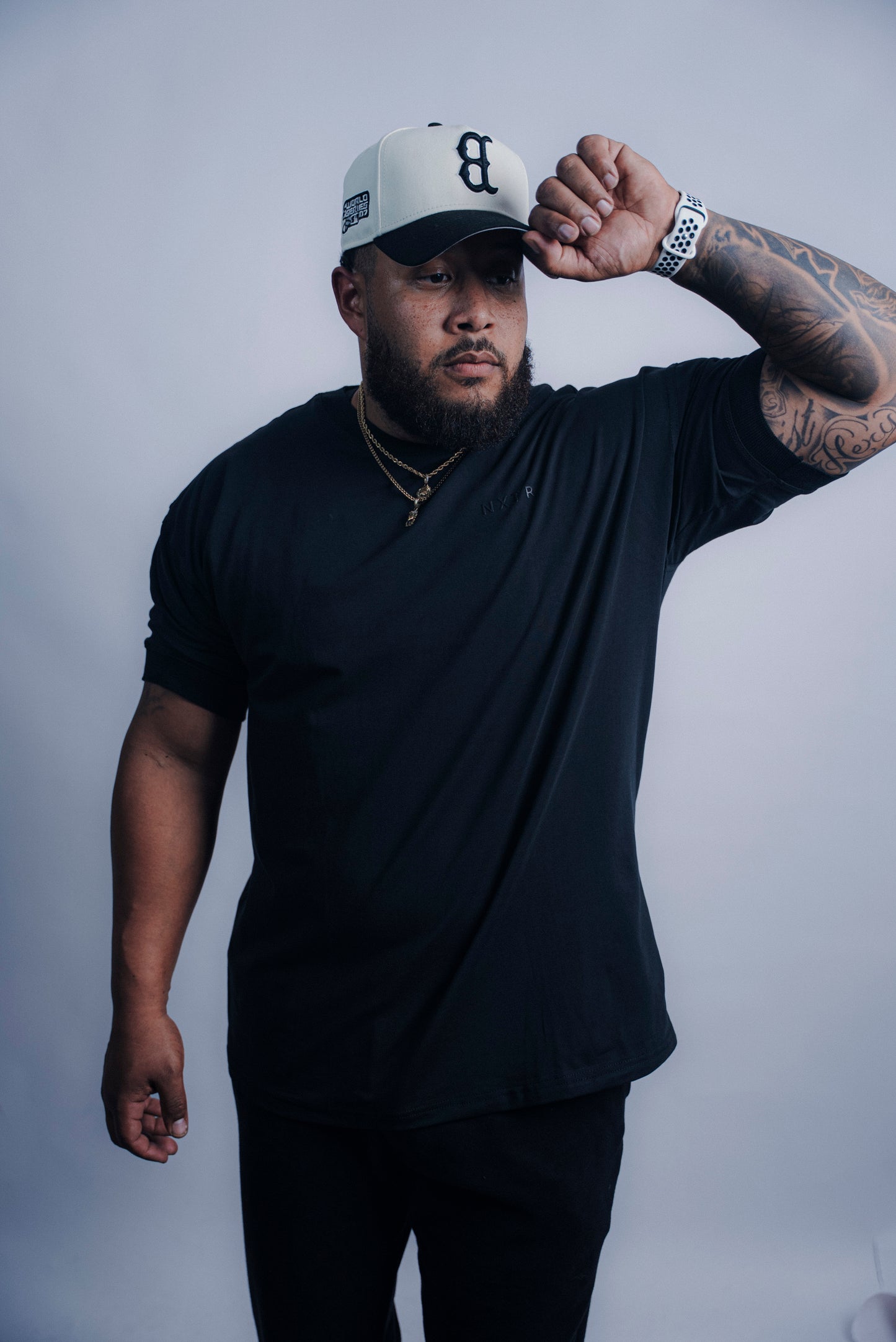 Classic Black Essential Oversized Tee