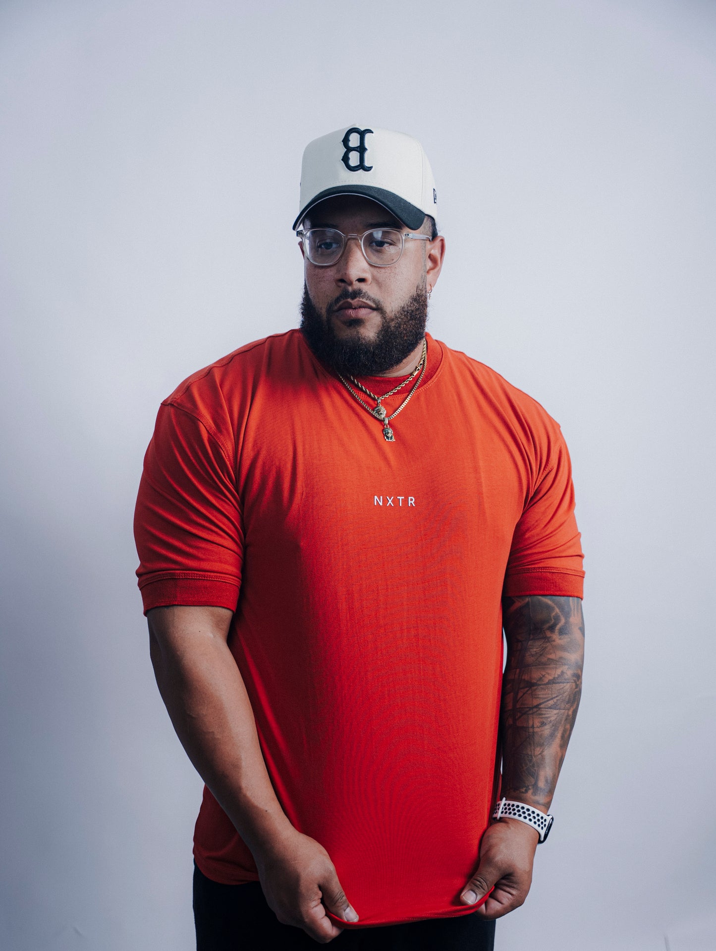 NXTR Red — wear it like you mean it.