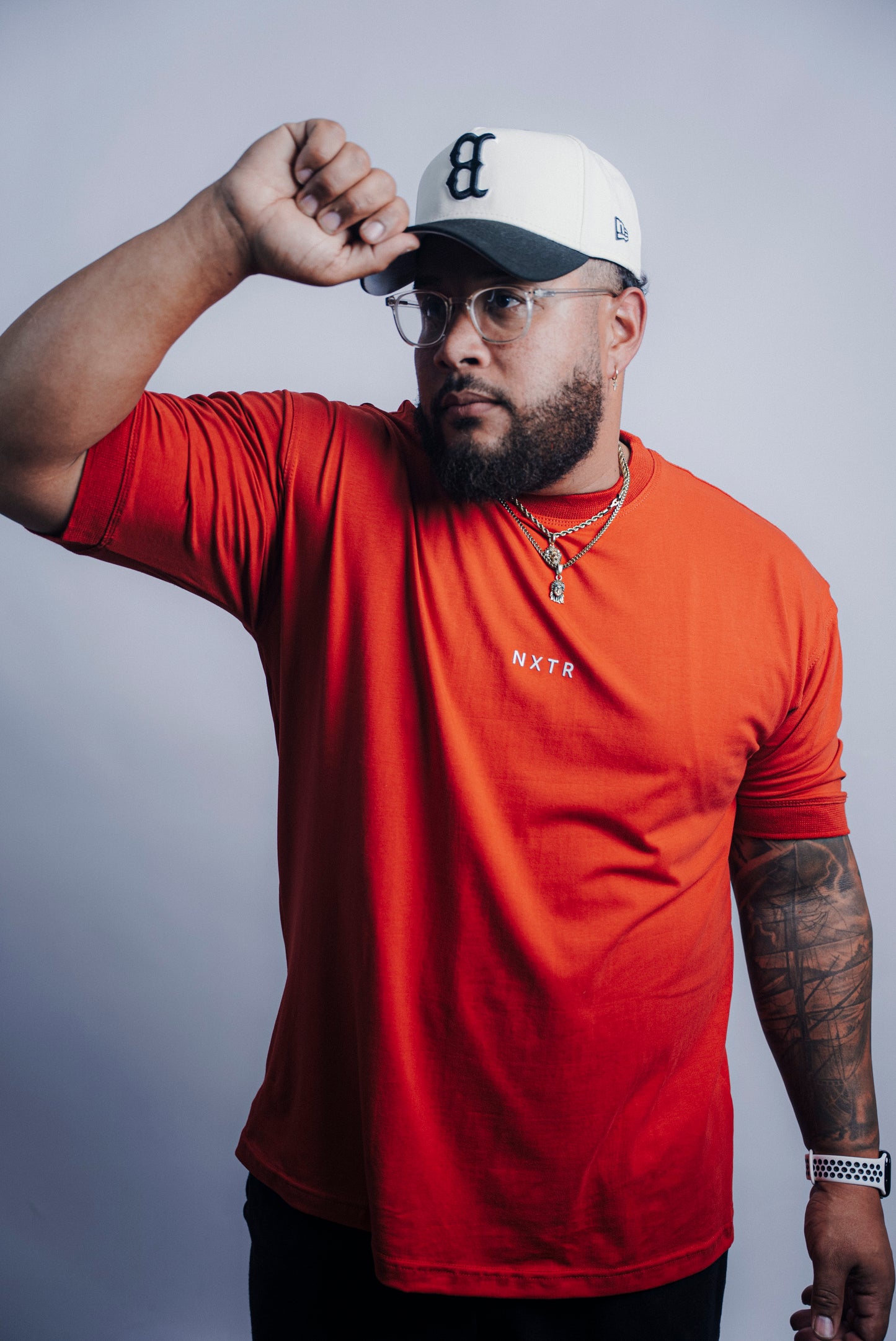 NXTR Red — wear it like you mean it.