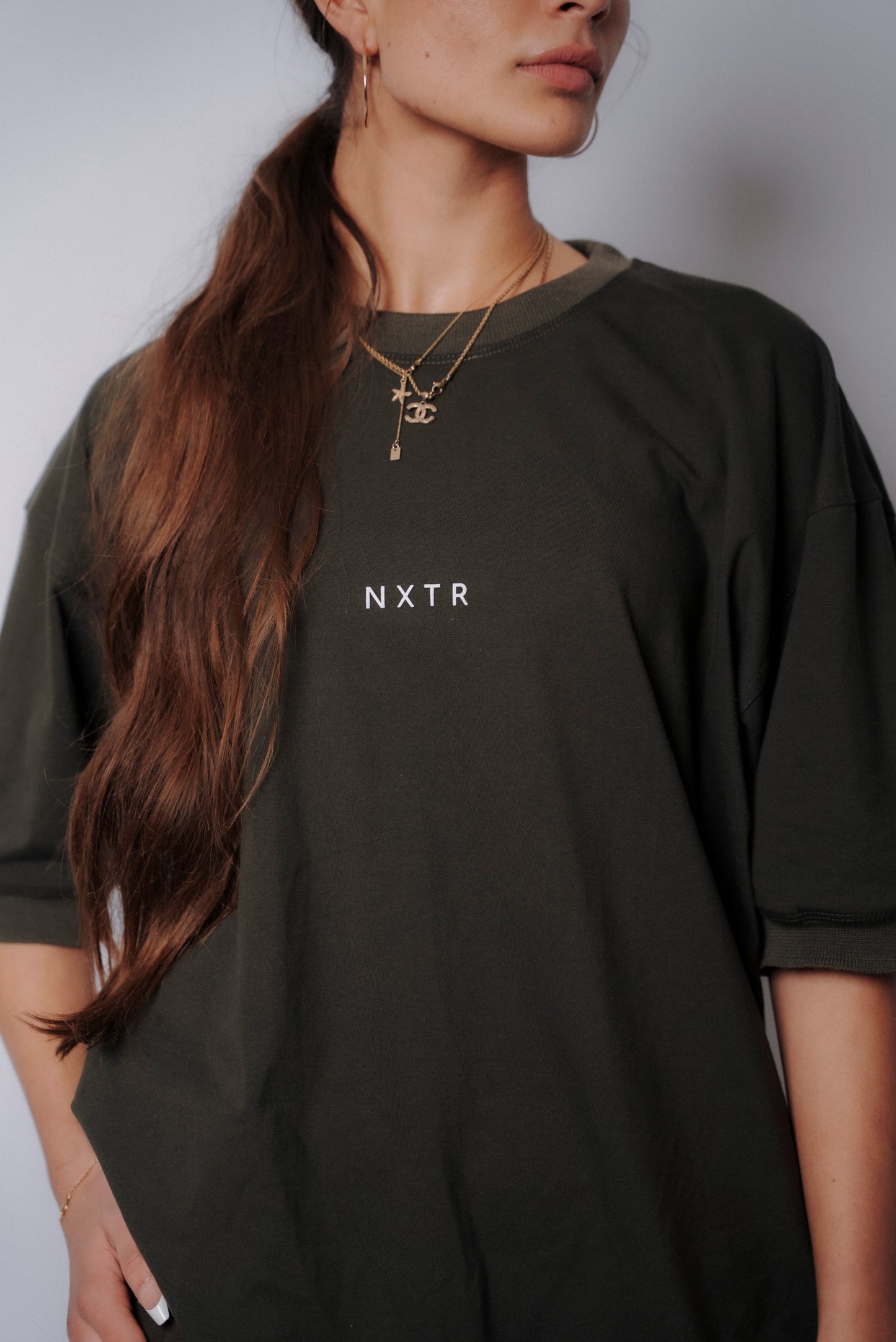 Calm tone, bold attitude. Military Green.