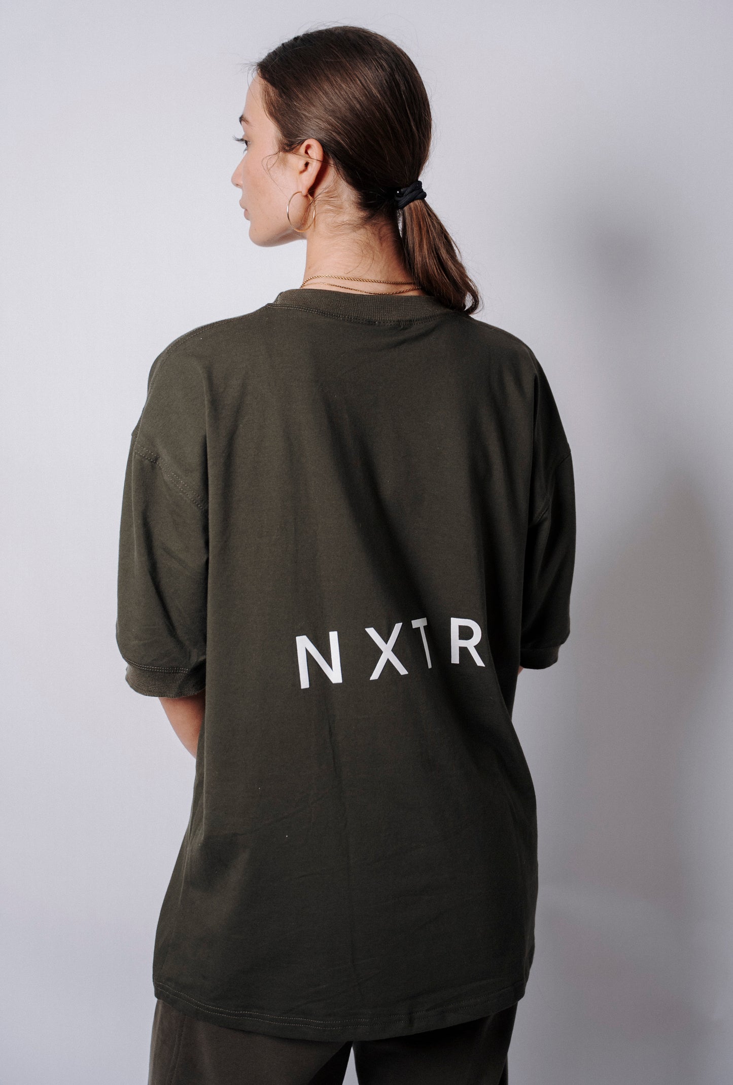 Calm tone, bold attitude. Military Green.