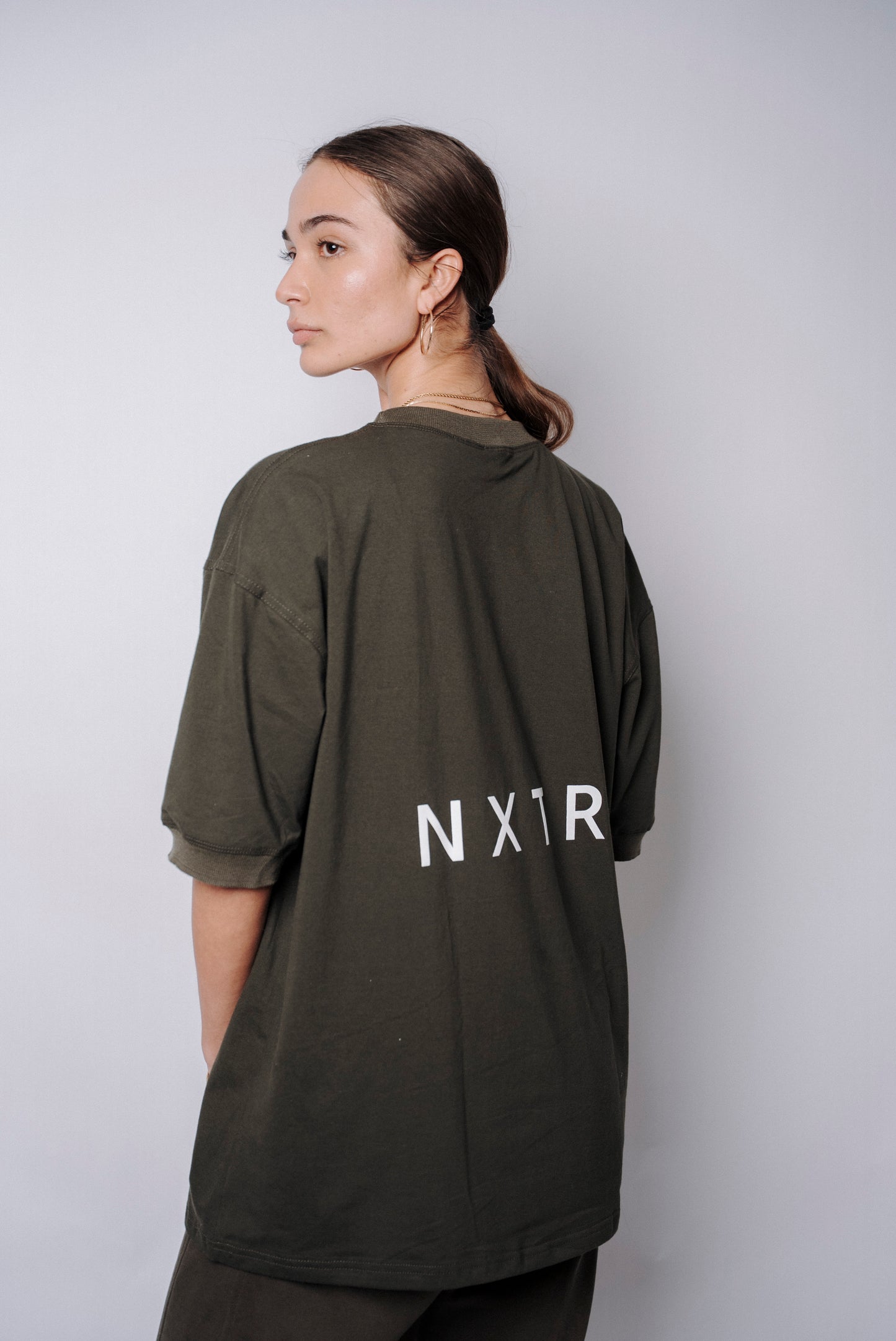 Calm tone, bold attitude. Military Green.
